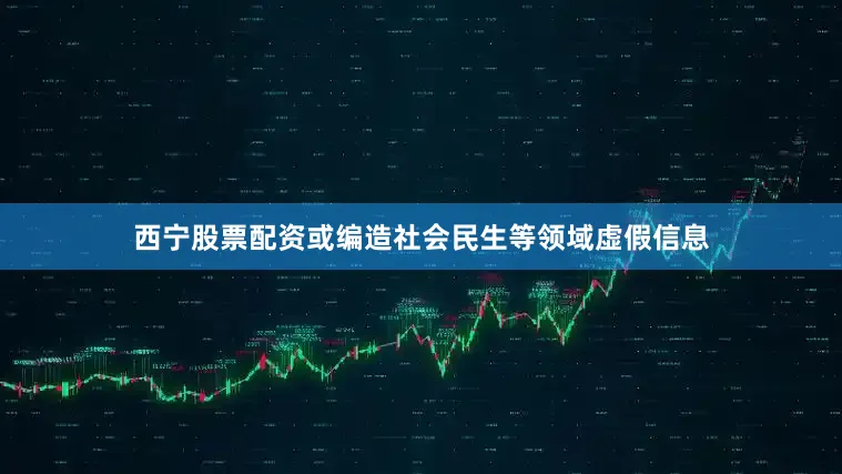 西宁股票配资或编造社会民生等领域虚假信息